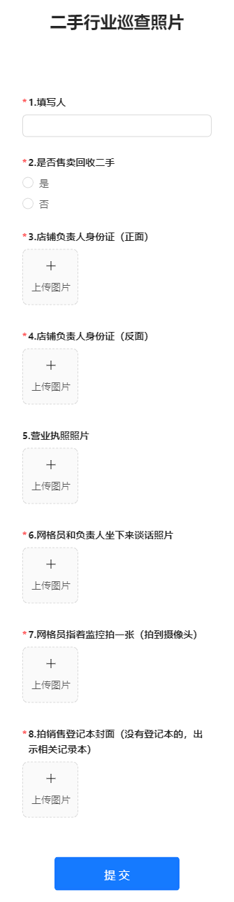二手行业巡查照片